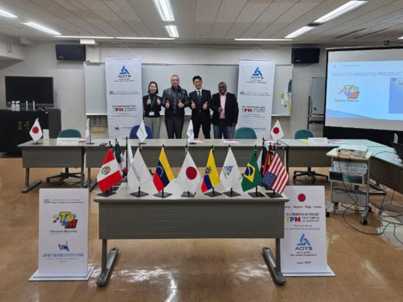 Inicia el Programa de Formación en TPM en Japón