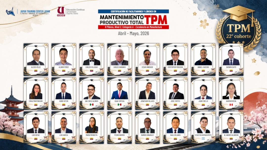 JATCELA culmina exitosamente la 22° cohorte de la Certificación en TPM